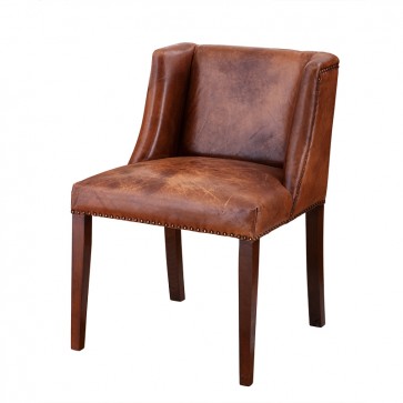Jedálenská stolička St. James tobacco leather
