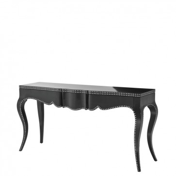 Konzolový stolík Margaret piano black finish
