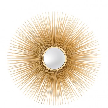 Zrkadlo Solaris gold finish L