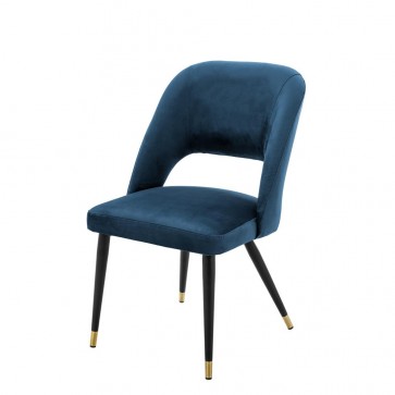 Jedálenská stolička Cipria roche blue velvet