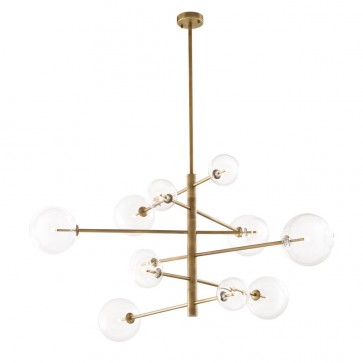 Luster Argento L antique brass finish