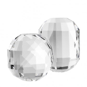 Objekt Trace crystal glass set of 2 (S+L)