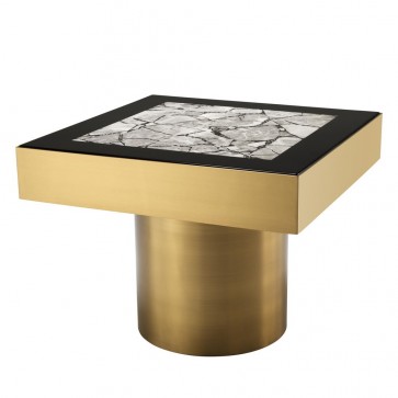 Bočný stolík Tatler brushed brass finish