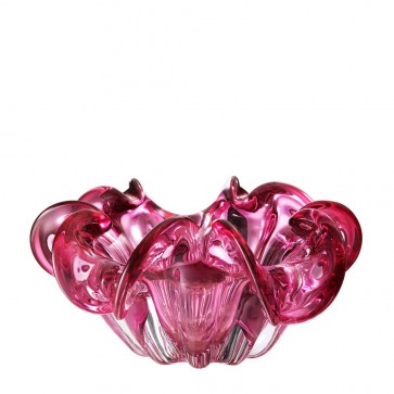 Miska Triada pink glass