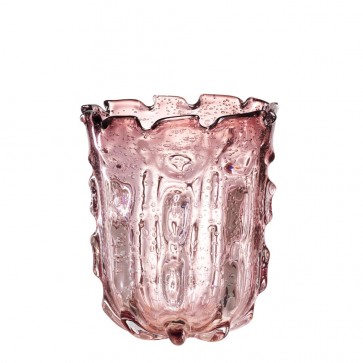 Váza Baymont S pale pink glass