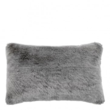Vankúš Alaska faux fur grey 40 x 60 cm