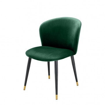 Jedálenská stolička Volante roche dark green velvet