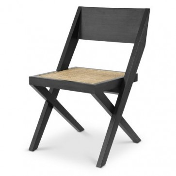 Jedálenská stolička Adora klasická čierna