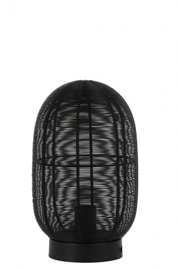 Stolné svietidlo Ø18x30 cm OPHRA matt black