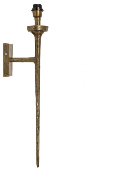 Nástenné svietidlo 21x9,5x75 cm TORCH rough antique bronze
