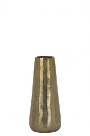 Váza Ø13x29 cm DURANGO raw antique bronze