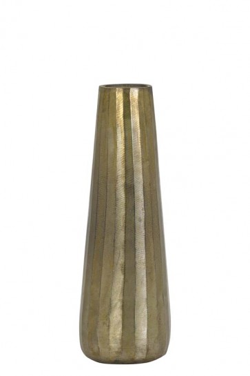Váza Ø13x39 cm DURANGO raw antique bronze