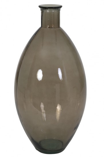 Váza Ø29x59 cm SOSSANO glass taupe