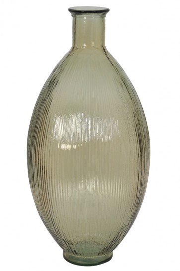 Váza Ø29x59 cm BALLOCI glass light amber