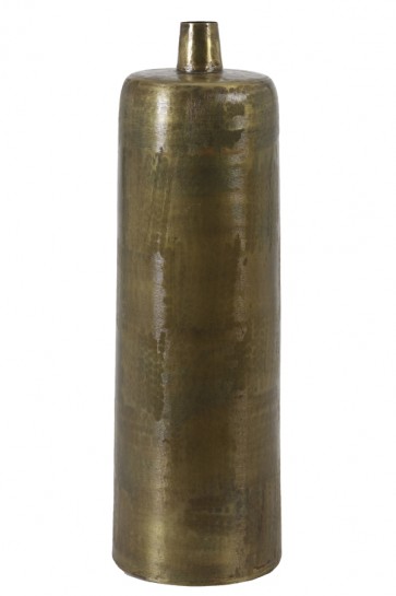 Váza dekoračná Ø16x50 cm KAMYL antique bronze