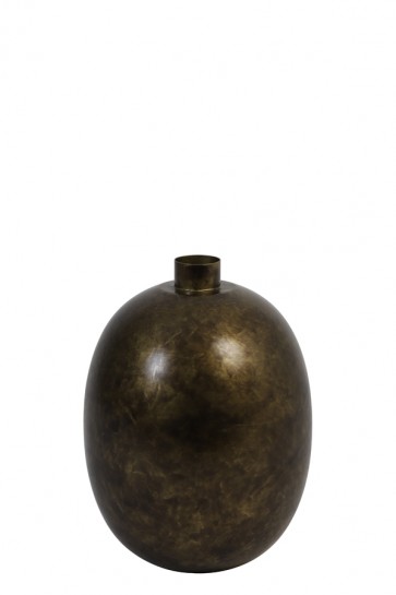 Váza dekoračná Ø23x30 cm BINCO burned antique bronze