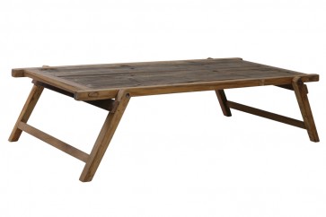Kávový stolík 180x85x40 cm MILITARY wood brown