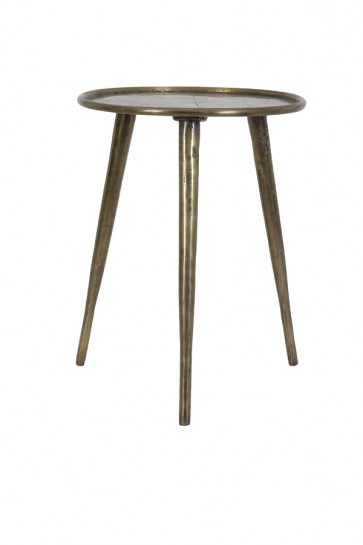 Bočný stolík Ø36x49 cm KACH bronze antique