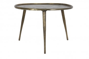 Bočný stolík Ø60x35 cm KACH bronze antique