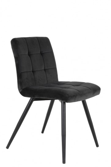 Jedálenská stolička 49x57x84 cm OLIVE velvet dark grey