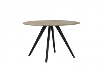 Jedálenský stôl Ø120x78 cm MAGNIFERA mango wood-black
