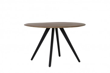 Jedálenský stôl Ø120x78 cm MIMOSO acacia wood-black