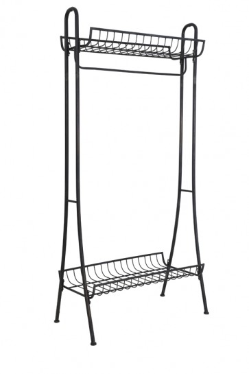 Vešiak 92,5x50,5x192 cm VALASCA black
