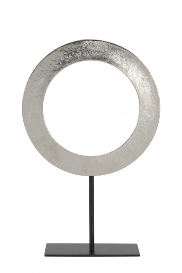 Ornament na podstavci Ø35x56 cm WAIWO raw nickel-matted black
