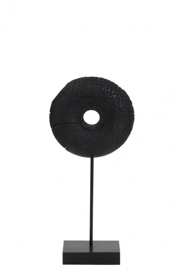 Ornament na podstavci 22,5x10,5x48,5 cm OLUMI wood black