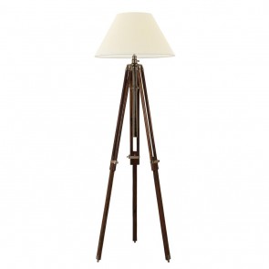 Stojace svietidlo Teleskop L brown incl shade