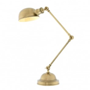 Stolné svietidlo Soho antique brass finish