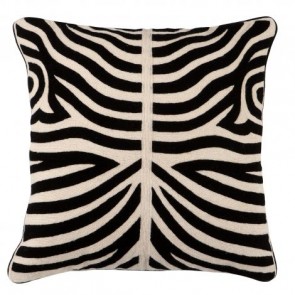 Vankúš Zebra čierna 50 x 50 cm