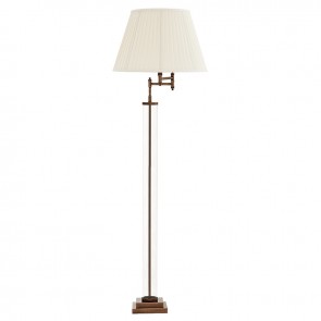 Stojace svietidlo Beaufort brass finish incl shade