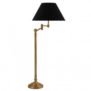 Stojace svietidlo Regis vintage brass finish incl Tienidlo