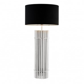 Stolné svietidlo Reef nickel finish incl Tienidlo