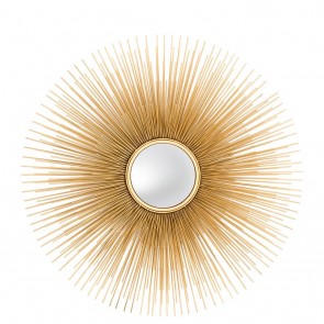 Zrkadlo Solaris gold finish L