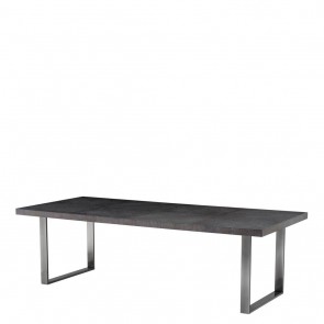 Jedálenský stôl Borghese charcoal grey oak veneer