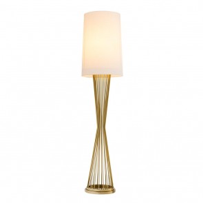 Stojace svietidlo Holmes gold finish incl Tienidlo