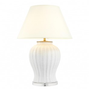 Stolné svietidlo Fort Meyers white ceramic