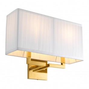 Nástenné svietidlo Westbrook gold finish