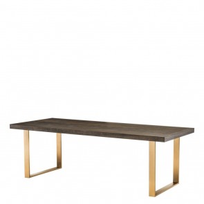Jedálenský stôl Melchior brown oak veneer 230 cm