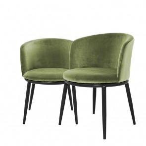 Jedálenská stolička Filmore cameron light green set of 2