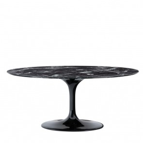 Jedálenský stôl Solo black faux marble
