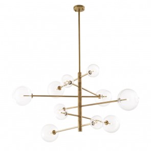 Luster Argento L antique brass finish