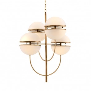 Luster Spiridon antique brass finish