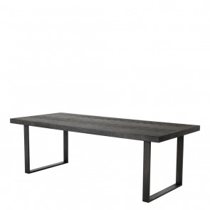 Jedálenský stôl Melchior charcoal oak veneer 230 cm