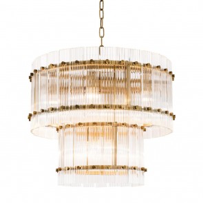 Luster Ruby S antique brass finish
