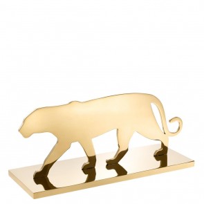 Objekt Panther Silhouette brass plated