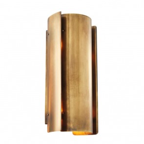 Nástenné svietidlo Verge vintage brass finish