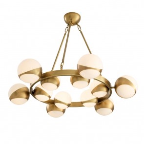 Luster Piazetta antique brass finish